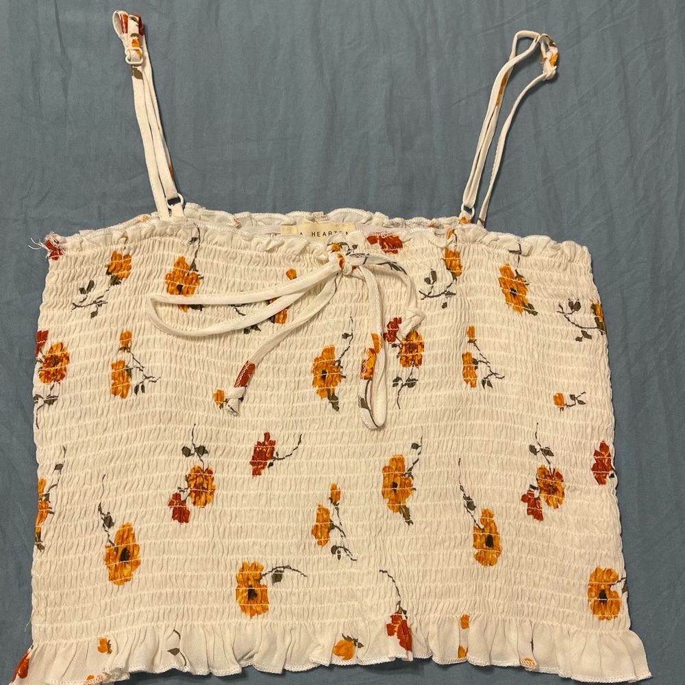 Floral Tube Top with Straps